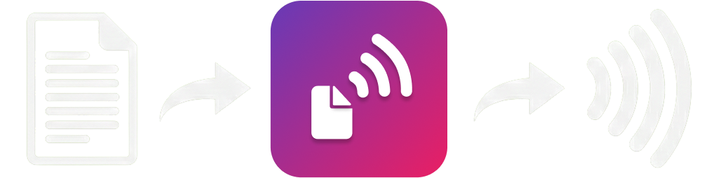 Paper2Audio text to speech (dark)